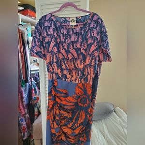 Vibrant floral dress